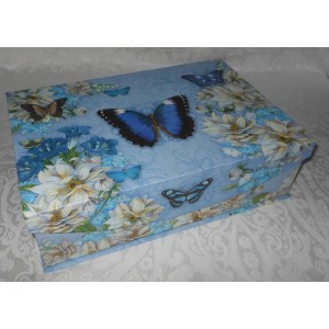 Punch Studio Decorative Butterflies Keepsake Storage Gift Nesting Box 18762 NEW 802126187623  162958105862